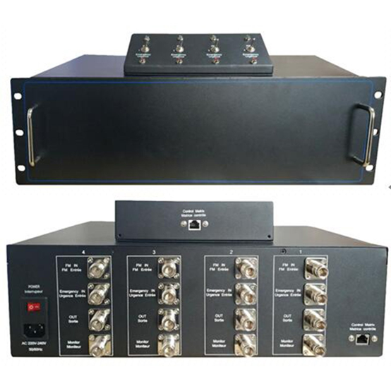  龙楼镇FM应急广播插播控制器