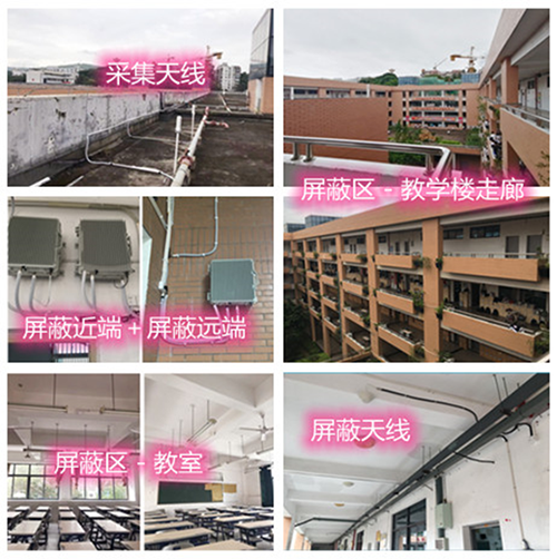  龙楼镇某中学考场屏蔽案例（数字信令级）